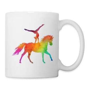 Vaulting Watercolor Look - Mug - white - Right