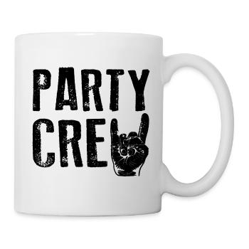 PARTY CREW Musik Festival Feiern - Tasse - Weiß - Rechts