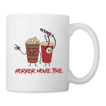 L’heure du film d’horreur - Mug blanc - blanc - Droite