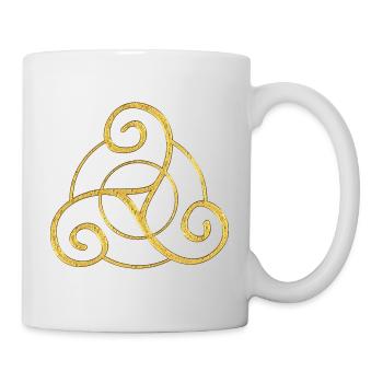 Triskele - Celtic Symbol Design 1 - Mug - white - Right