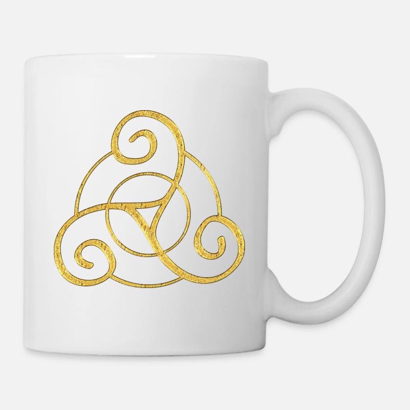 Triskele - Conception de symbole celtique 1 - Mug blanc - blanc