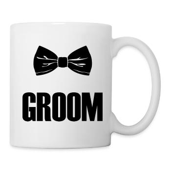 Groom - Husband To Be, Engagement Party Gift - Mug - white - Right