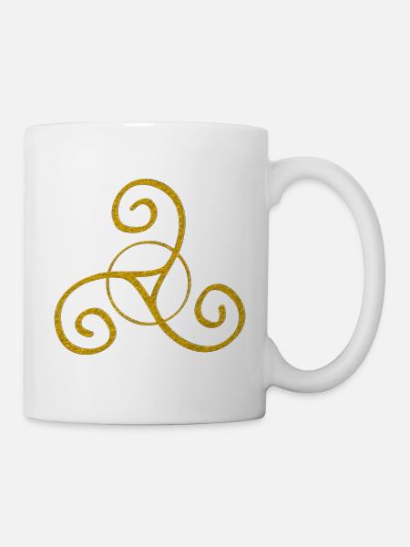 Triskele - Ancien symbole celtique 1 - Mug blanc - blanc