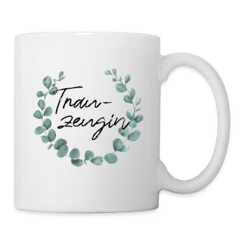 Trauzeugin - Junggesellinnenabschied - Tasse - Weiß - Rechts