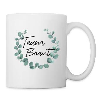 Team Braut - Junggesellinnenabschied - Tasse - Weiß - Rechts