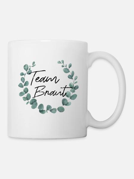 Team Braut - Junggesellinnenabschied - Tasse - Weiß