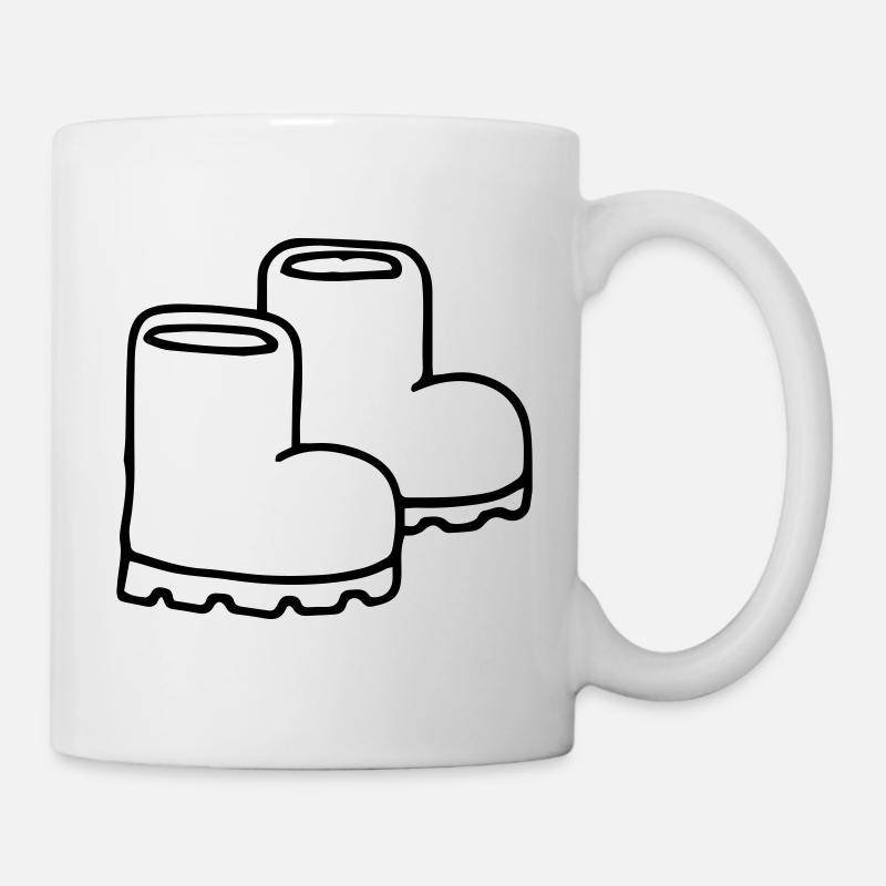 Boots Winter Boots Rubber Boots Boots - Mug - white
