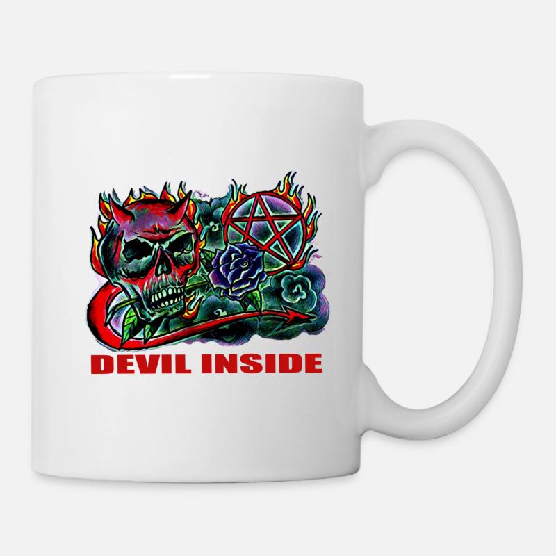 DEVIL - Tasse - Weiß