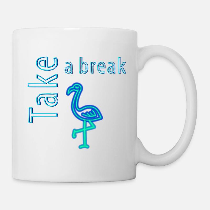 Faites une pause - Mug blanc - blanc