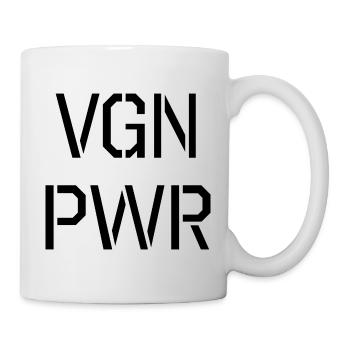 Vegan Power VGN PWR Veganer - Mug - white - Right