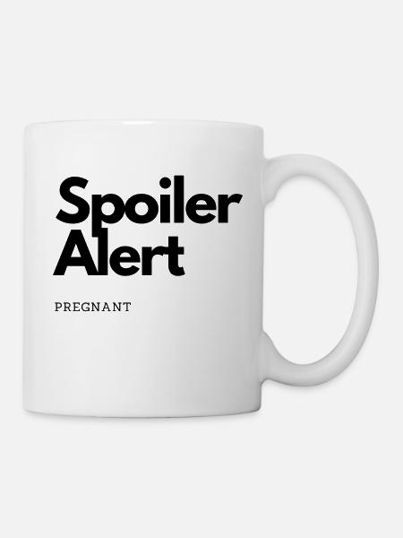 Spoiler Alert Conception enceinte - Mug blanc - blanc