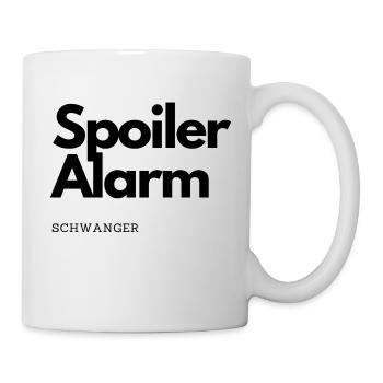 Spoiler Alert Pregnant Design - Tasse - Weiß - Rechts