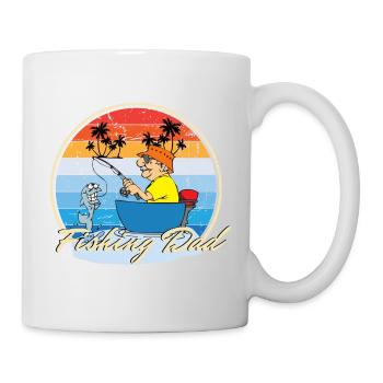 Pêche Papa Pêcheur Pêcheur Père et Fils - Mug blanc - blanc - Droite