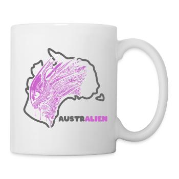 Australien (Alien-Edition) - Tasse - Weiß - Rechts
