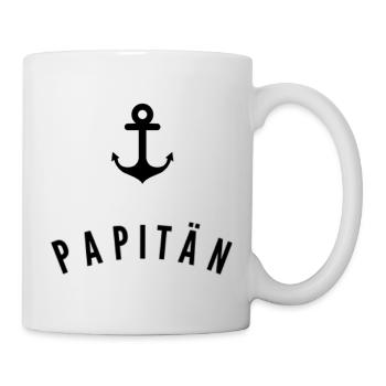 Papitän - Tasse - Weiß - Rechts