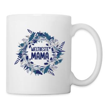 Weltbeste Mama - Tasse - Weiß - Rechts
