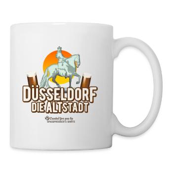 Düsseldorf die Altstadt - Tasse - Weiß - Rechts