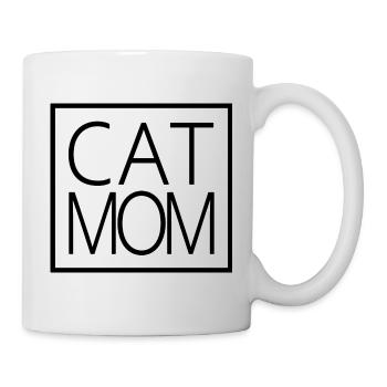 Cat Mom - Cool Cat Lover Mom Cat Besitzer Geschenk - Tasse - Weiß - Rechts