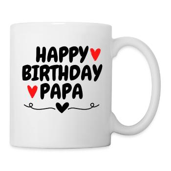 Happy Birthday Papa Birthday Favorite Person - Mug - white - Right