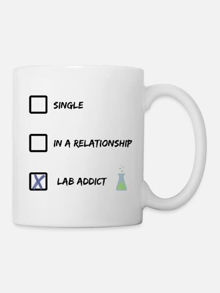 Lab Addict - Mug blanc - blanc