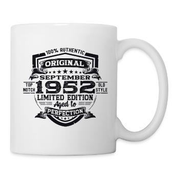 Original September Vintage 1952 Birthday Funny - Mug - white - Right