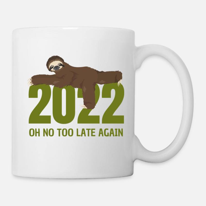 OH TROP TARD ENCORE - 2022 - Mug blanc - blanc