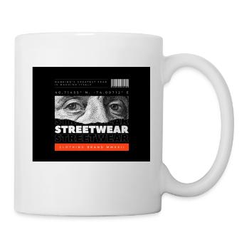 Streetwear Eyes - Tasse - Weiß - Rechts