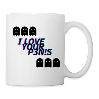 I love your - Geschenk - Tasse - Weiß - Rechts