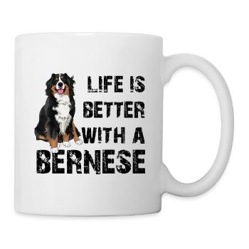 Bouvier bernois - Mug blanc - blanc - Droite