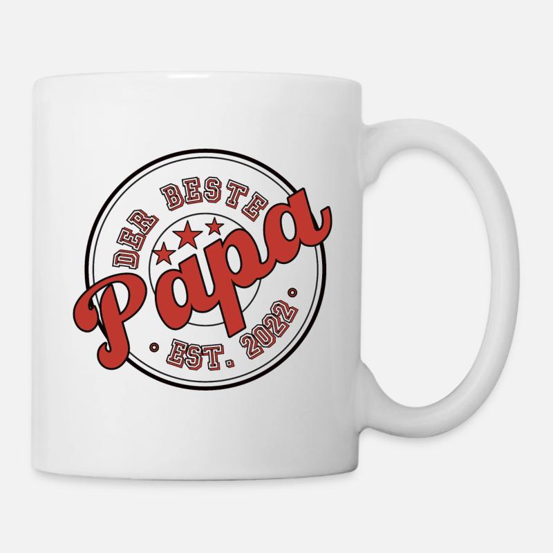 Der Beste Papa 2022 - Tasse - Weiß