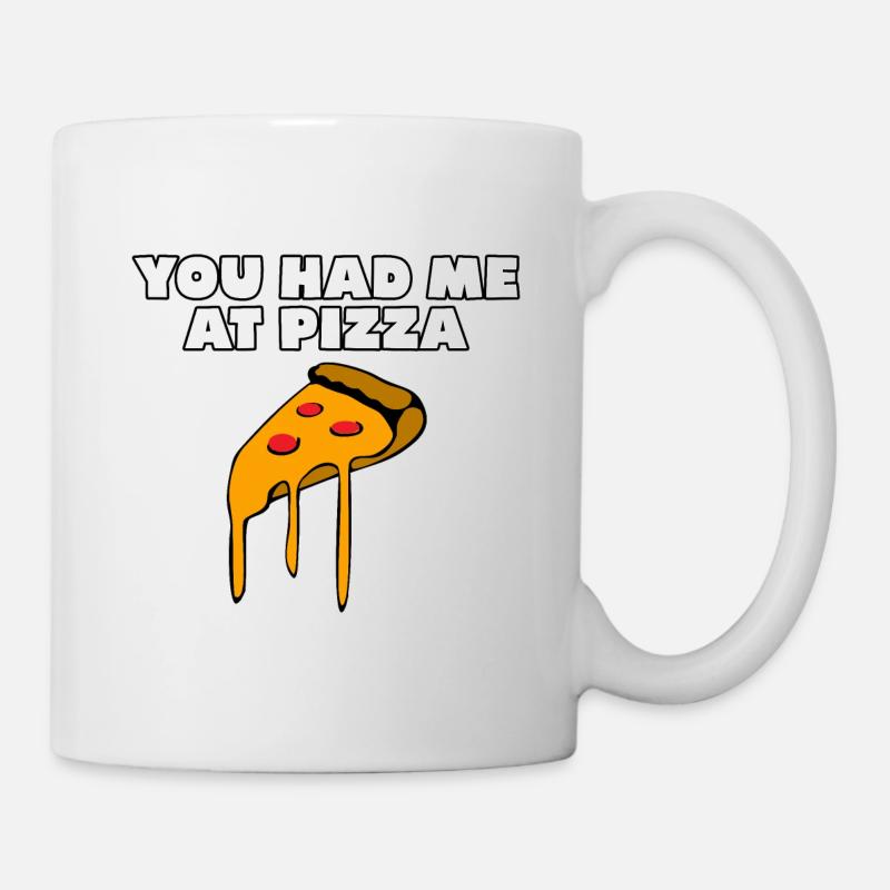 Pizza - Tasse - Weiß