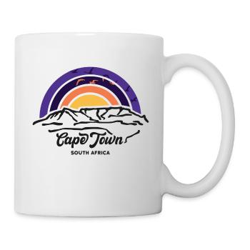 Cape Town Kapstadt Südafrika Tafelberg Wandern - Tasse - Weiß - Rechts