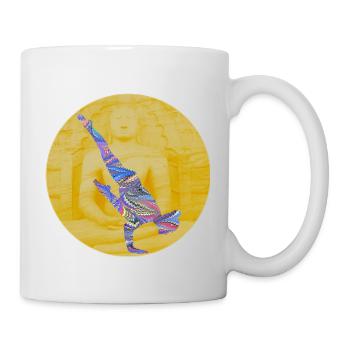yoga 31 e 45 - Mug blanc - blanc - Droite