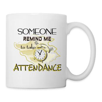 Alarm clock ringtone reminder - Mug - white - Right