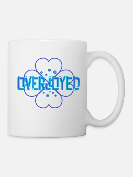 mega-ultra-glücklich - Tasse - Weiß
