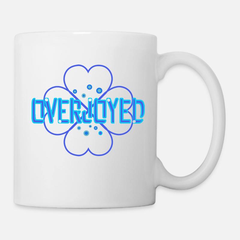mega-ultra-glücklich - Tasse - Weiß