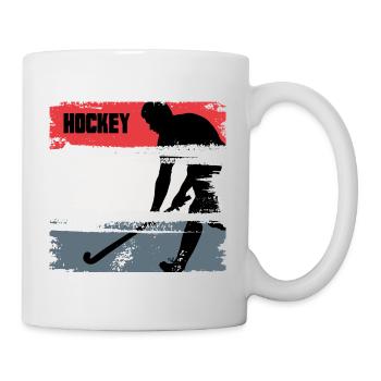 Hockey Field Hockey Field Hockey Players - Mug - white - Right
