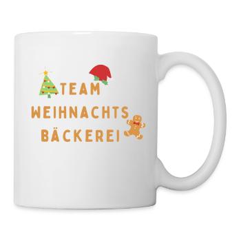 Team Weihnachts Bäckerei - Tasse - Weiß - Rechts