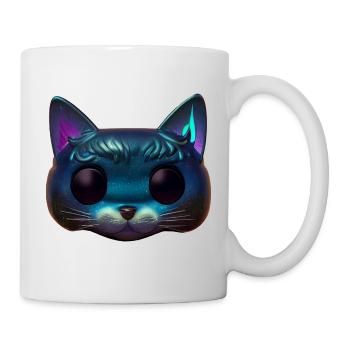 Cute magical cat face! - Mug - white - Right