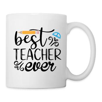 Meilleur professeur de tous les temps - Mug blanc - blanc - Droite