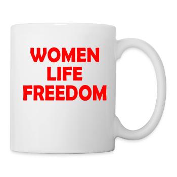 Women life freedom - Mug blanc - blanc - Droite