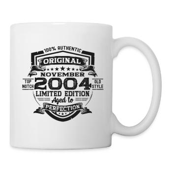 Original November 2004 18th birthday gift - Mug - white - Right