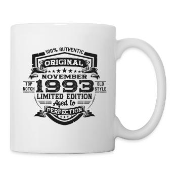 Original November 1993 29th Birthday Gift - Mug - white - Right
