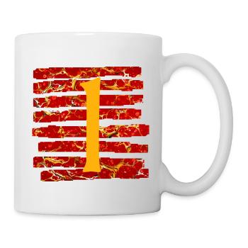 Bande E 232 l - Mug blanc - blanc - Droite