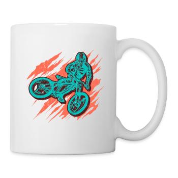 Mountain Bike Fahrrad Downhill Mountainbike - Mug - white - Right