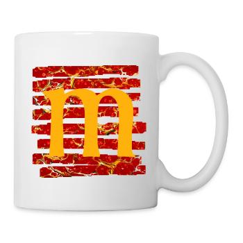 Bande E 232 m - Mug blanc - blanc - Droite