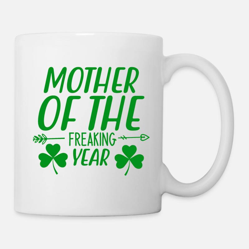 Mère de l’année effrayante - Mug blanc - blanc