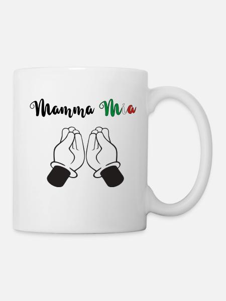 mamma mia - Mug blanc - blanc