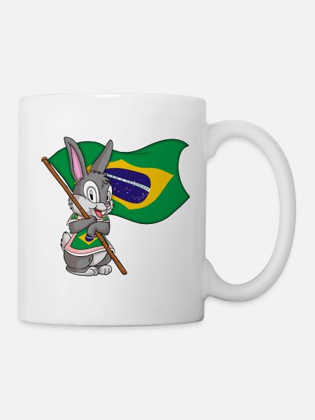 Brasilianer Hase - Tasse - Weiß