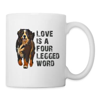 Berner Sennenhund - Tasse - Weiß - Rechts
